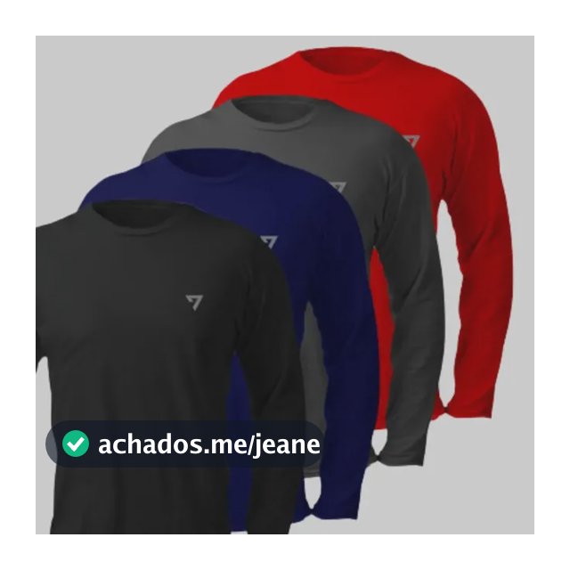 Kit 4 Camisetas Térmicas Masculina Segunda Pele Camisa Uv50