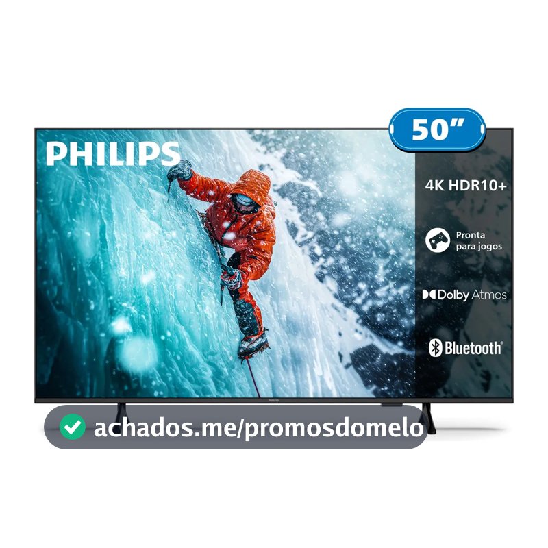 Smart Tv Philips 50 4k 50pug7300 Comando De Voz Bluetooth