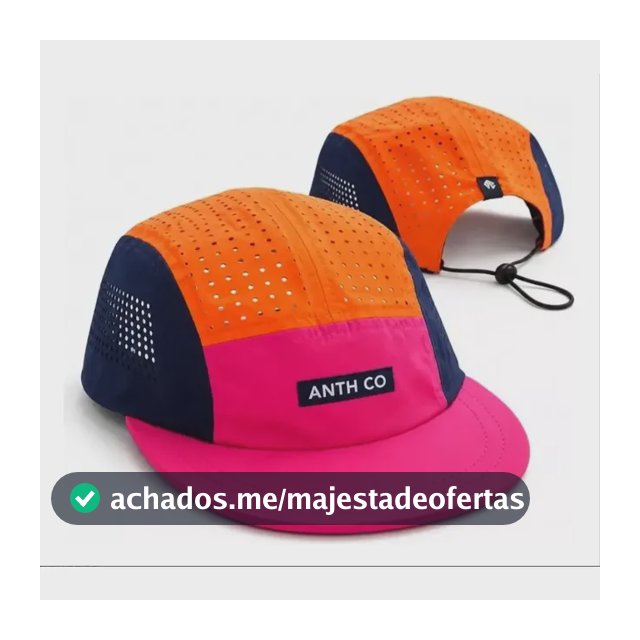 Boné Anth Co Aba Curta Cut Corrida Academia Treino Ultraleve Azul Laranja Rosa Un Liso