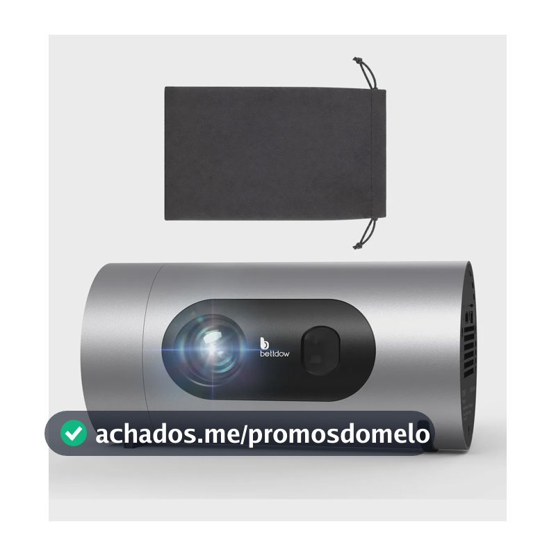 Projetor Mini Bettdow Ac1093 Pro 350ansi Com Usb-c Googletv Cinza-escuro 127/220v