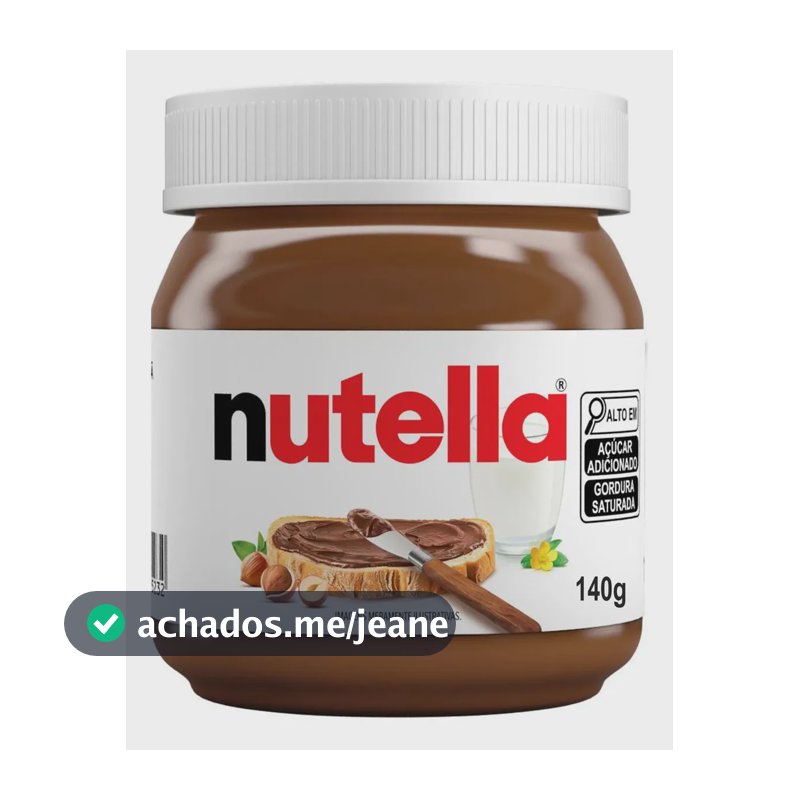 Nutella Creme de Avelã 1 uni 140g