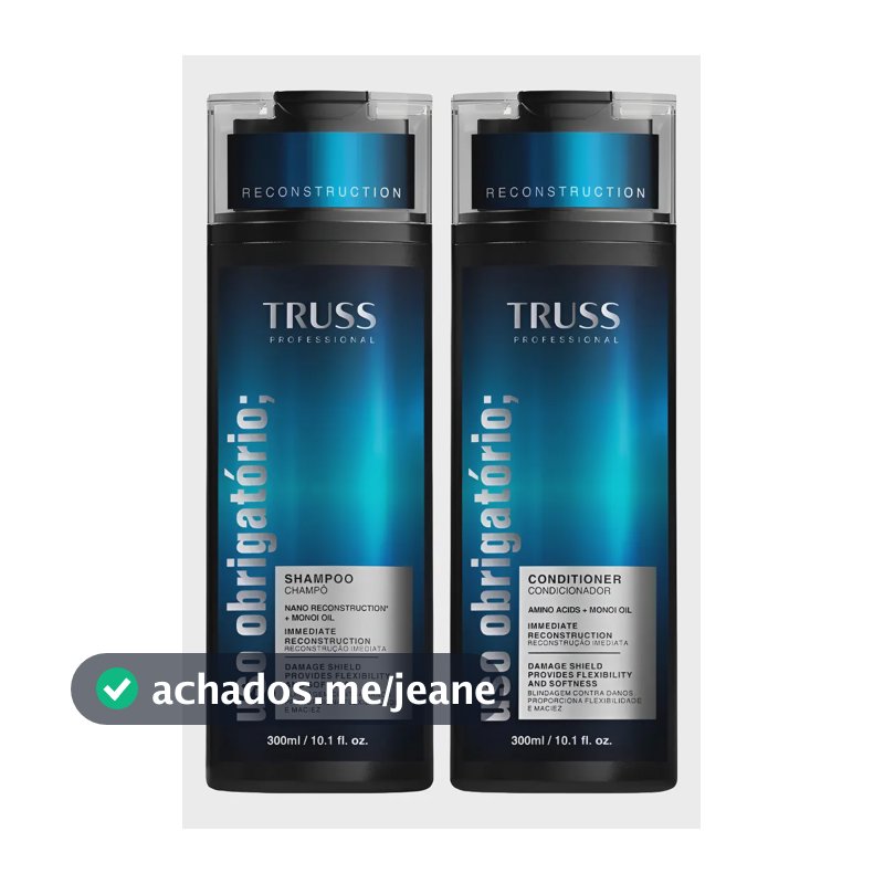 Truss Kit Uso Obrigatório Shampoo E Condicionador 2x300ml