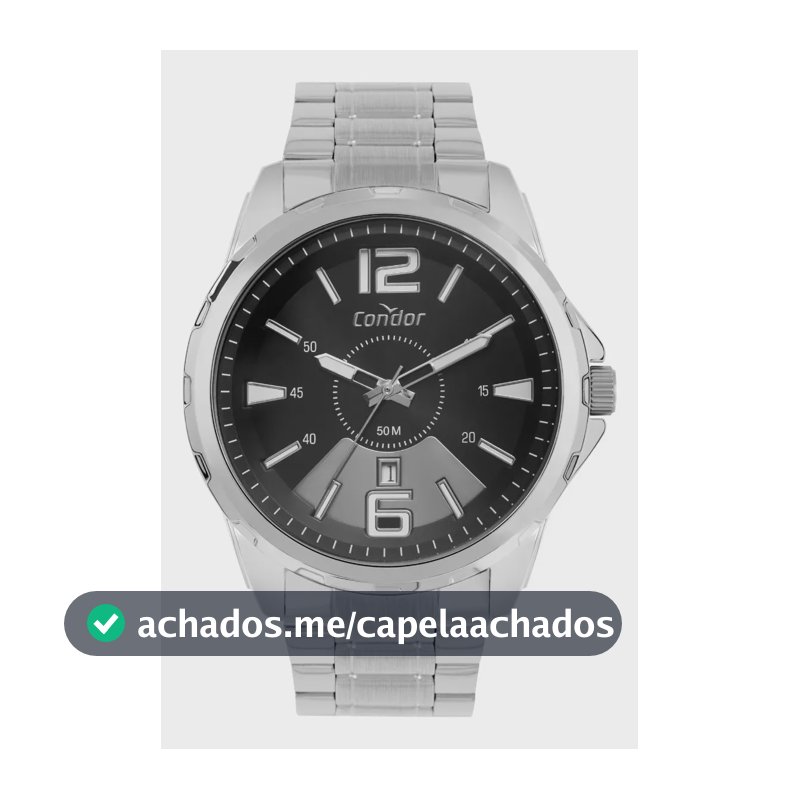 Kit Condor Masculino Speed Co2115mxi/k4p Prata Preto