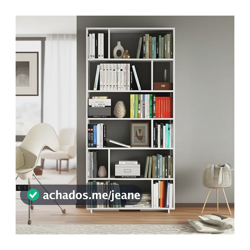 Estante Modular Para Livros Be 44-06 Branco - Brv Móveis