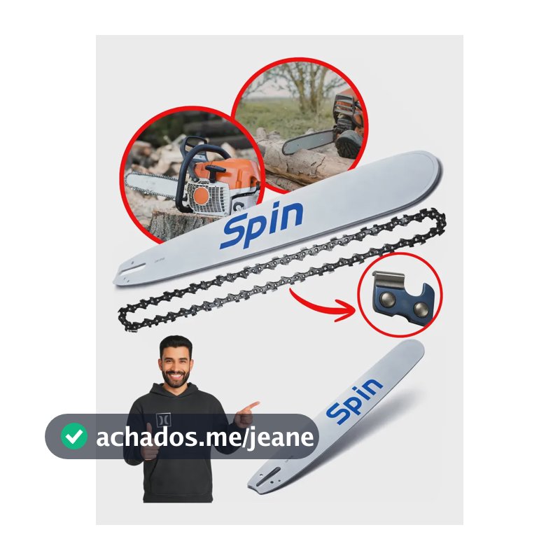 Kit Sabre Facão Corrente 36 Dente P/ Stihl Ms038 Ms380 381
