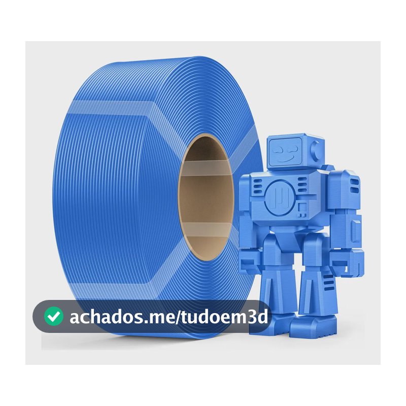 Filamento 3d Creality Cr-petg 1,75mm 1kg Refil Sem Carretel Azul Tecnológico