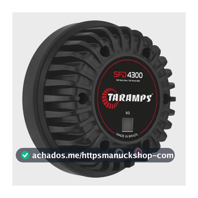 Corneta Taramps Sfd4300 8ohms 300w Corneta Som Automotivo Preto