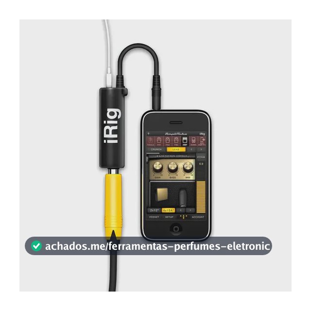 Irig - Interface De Áudio P/ Guitarra E Lives No Celular Cor Preto