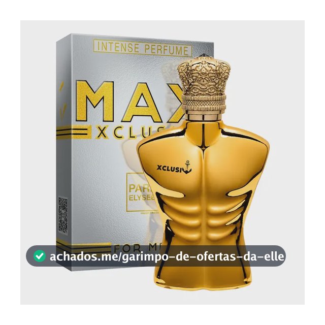 Perfume Max Xclusiv Paris Elysees Masculino Intense 100ml