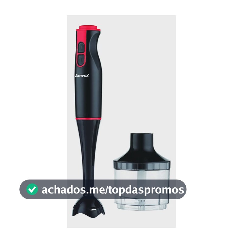 Mixer Apr 400 Lâmina De Aço 2 Velocidade 400w 220v Amvox Cor Preto