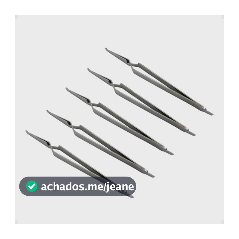 Kit 5 Pinça Ortodôntica Colagem De Braquetes Aço Inox - Jon