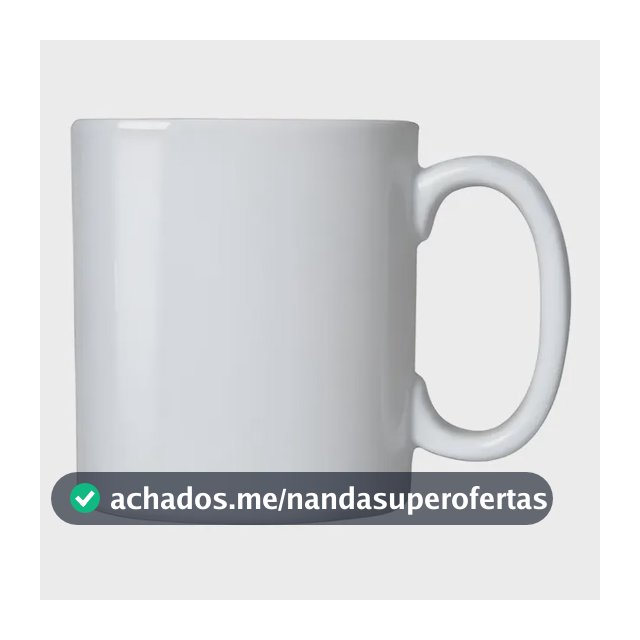 Conjunto 12 Canecas Brancas Porcelana P/sublimação 325ml Cor Branco Blanca
