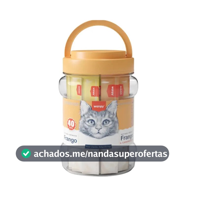 Wanpy Truly Creamy Gato Frango + Frango E Caranguejo 40un