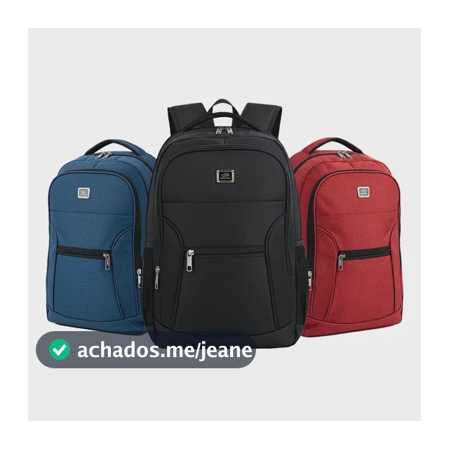 Mochila Bolsa Masculina Feminina Faculdade Reforçada Grande