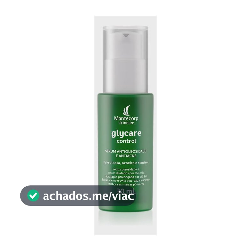 Sérum Facial Antioleosidade e Antiacne Mantecorp Skincare 30ml Glycare Control