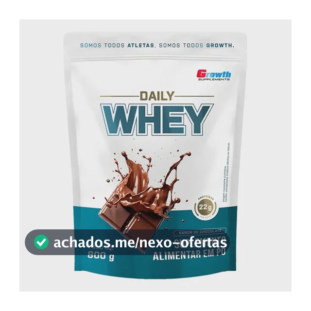 Daily Whey Protein 800g Growth Supplements Chocolate