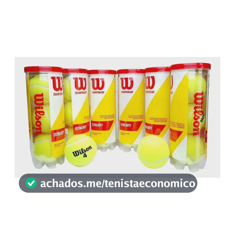 Bola De Tênis Wilson Championship Extra Duty 6 Tubos