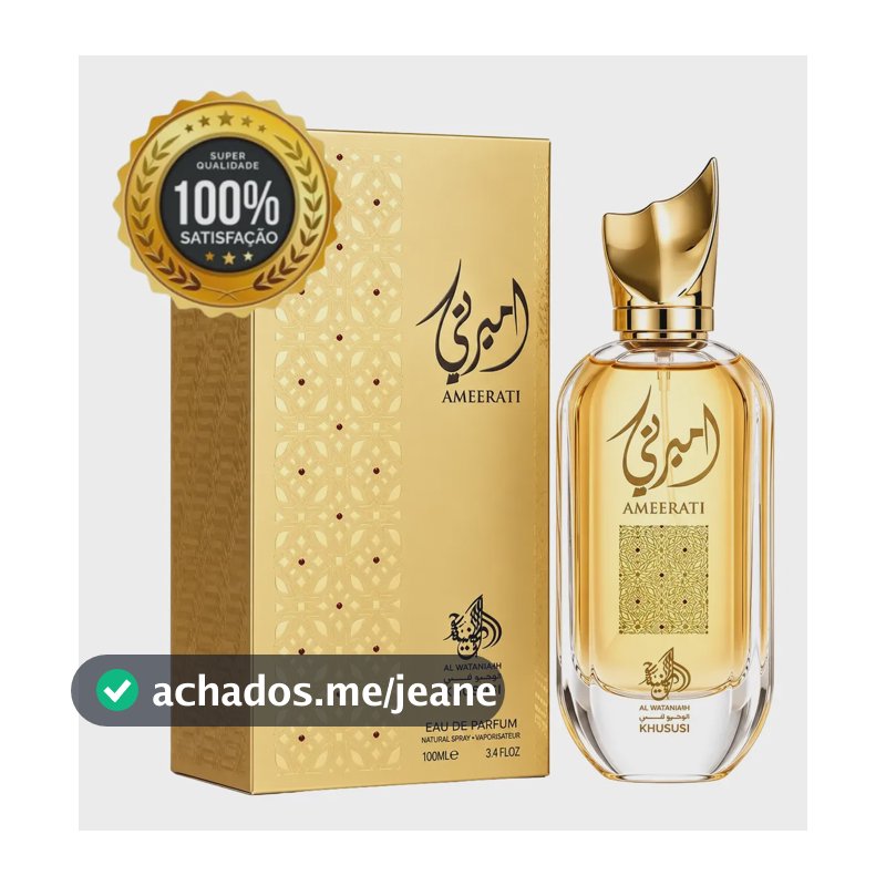 Perfume Árabe Feminino Ameerati Al Wataniah Edp 100ml