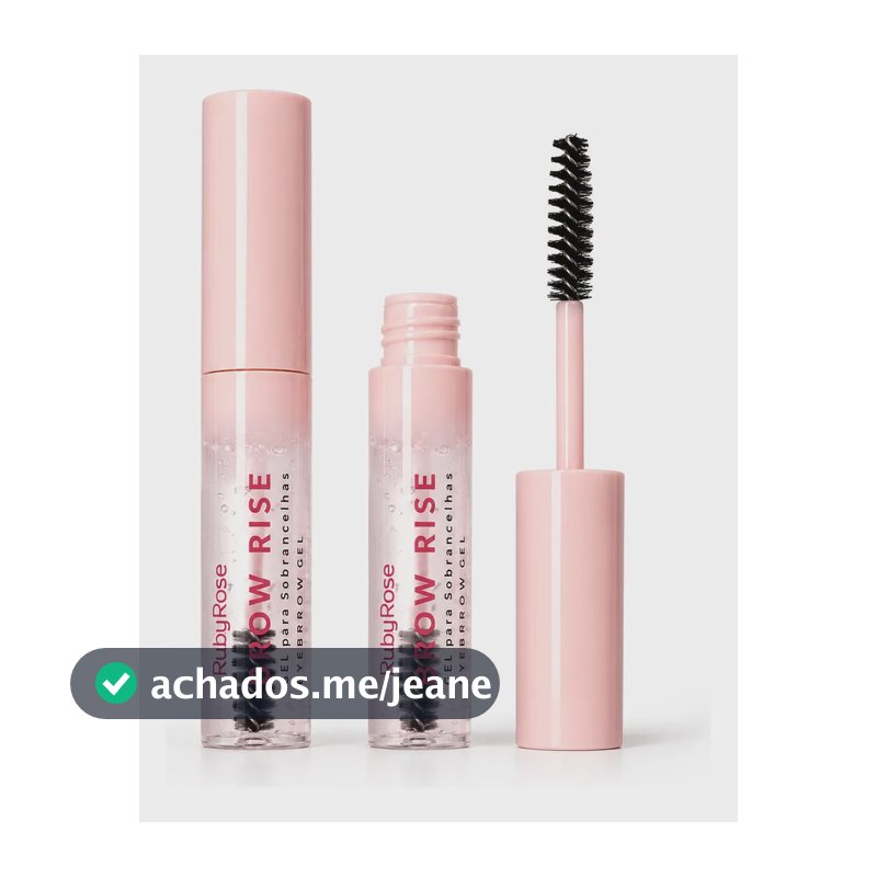 Gel de Sobrancelhas Ruby Rose Brow Rise Incolor com Efeito Lamination e Fixação Forte