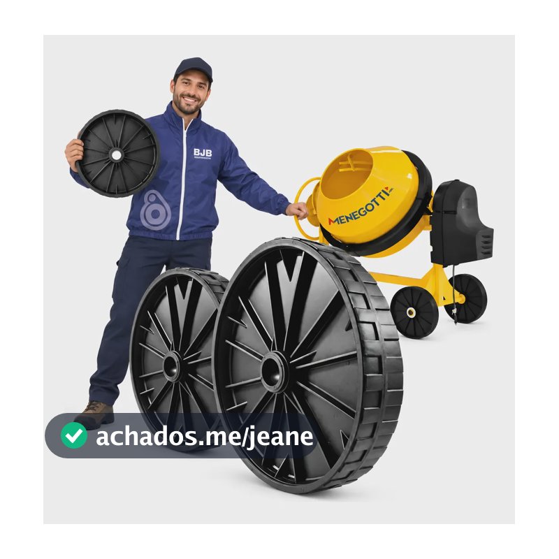 2 Rodas P/ Betoneira De 400 Litros Menegotti