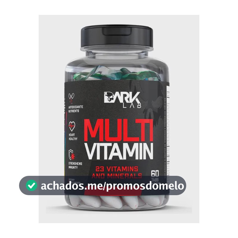 Multivitaminico 60 Tab - Dark Lab (1 tablet por dia)