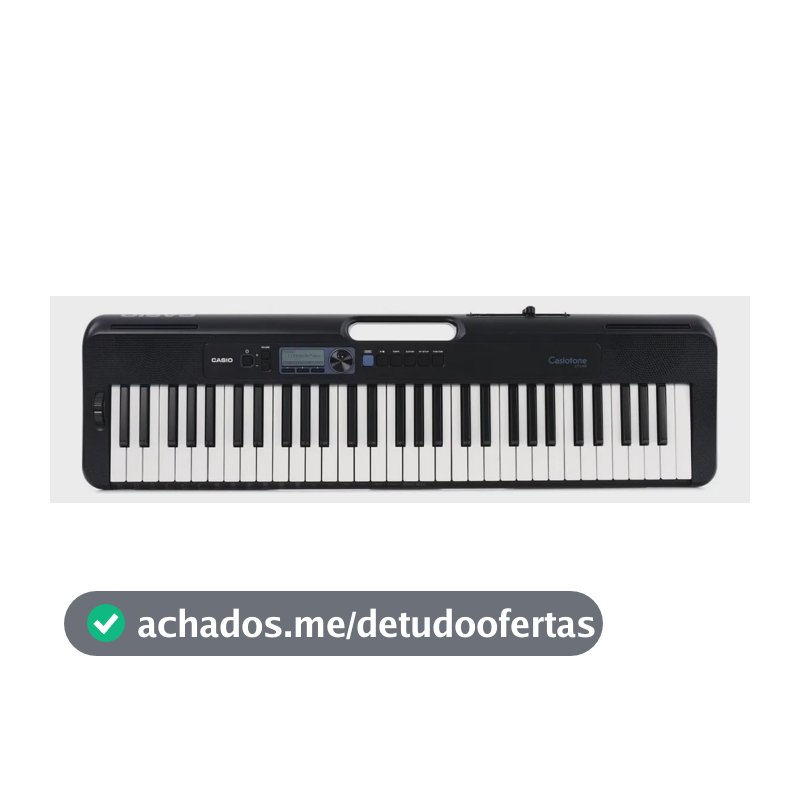 Teclado musical Casio Casiotone CT-S300 61 teclas preto