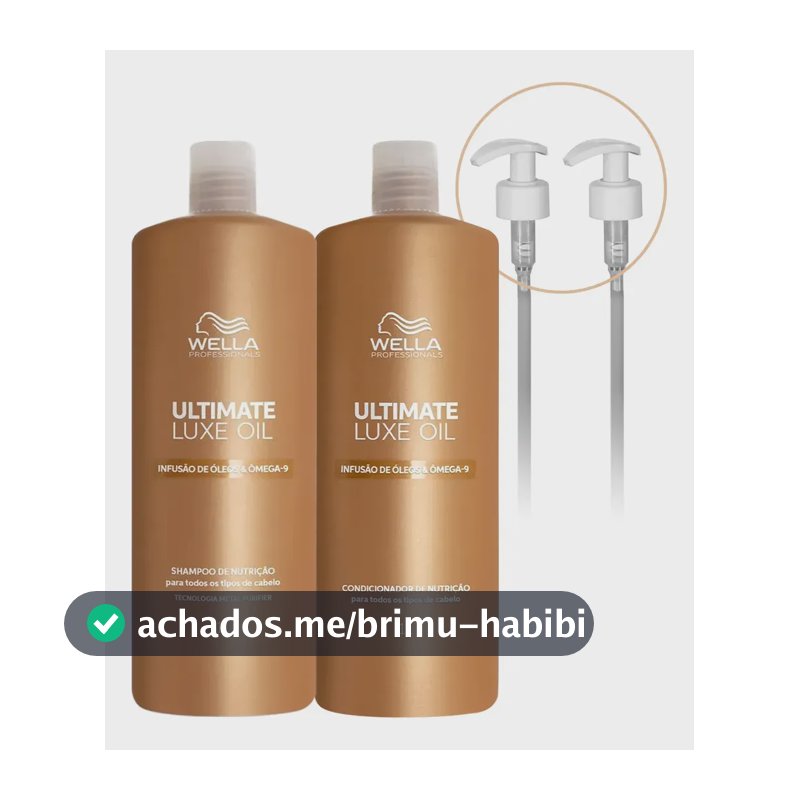 Kit Wella Professionals Ultimate Luxe Oil-nutrição E Maciez