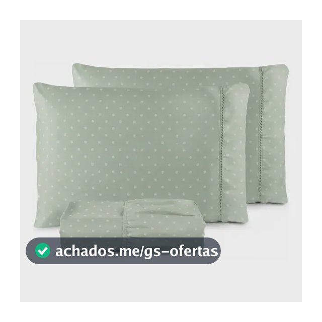 Jogo De Lençol Queen 3 Peças 400 Fios C/ Elástico Hotel Verde