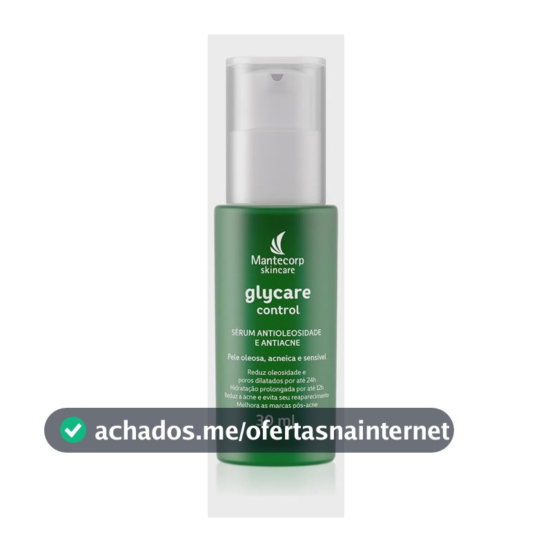 Sérum Facial Antioleosidade e Antiacne Mantecorp Skincare 30ml Glycare Control