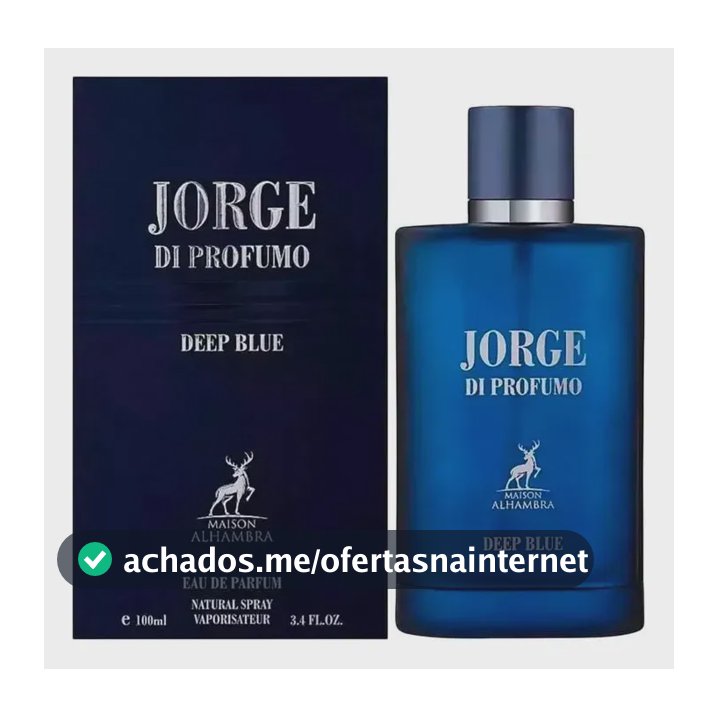 Perfume Jorge Di Profumo Deep Blue Maison Alhambra Edp 100ml