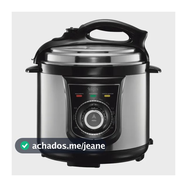 Panela Pressão Elétrica Elgin 42ppr 4 Litros 840w Aço Inox