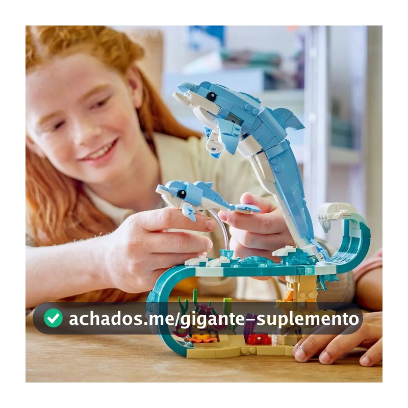 LEGO® Creator 3 em 1: Lindos animais marinhos, golfinhos, 31385