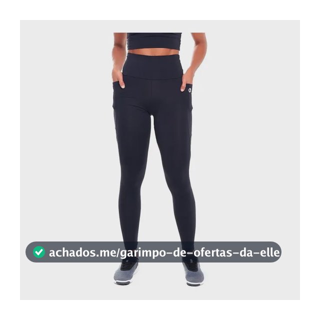 Calça Legging Com Bolso Para Corrida Fitness Compressão Snd