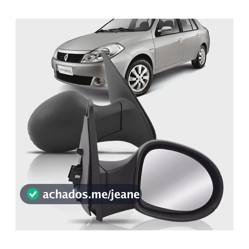 Retrovisor Renault Symbol Elétrico 2009 A 2011