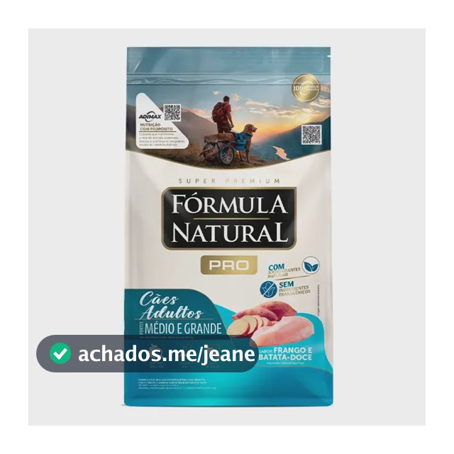 Fórmula Natural Pro Cão Adulto Médio e Grande 15kg