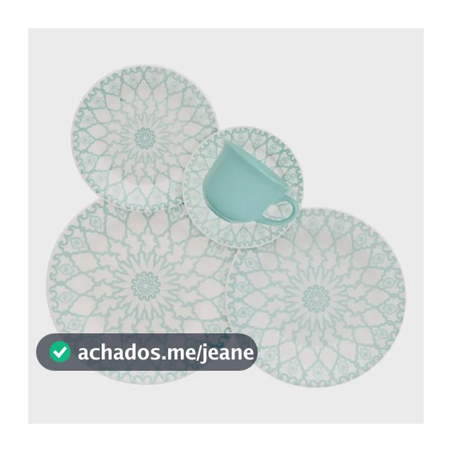 Aparelho De Jantar E Chá 20 Peças Donna Mandala