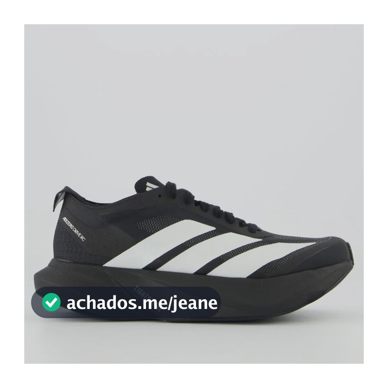 Tênis adidas Adizero Drive Rc Feminino Preto E Branco Preto - 36,0 Br