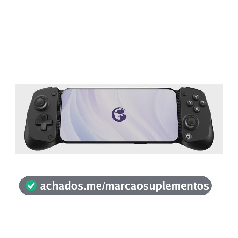 Controle Gamepad GameSir X5 Lite USB-C Android iPhone 15/16 Mobile Hall Effect Turbo Leve Preto