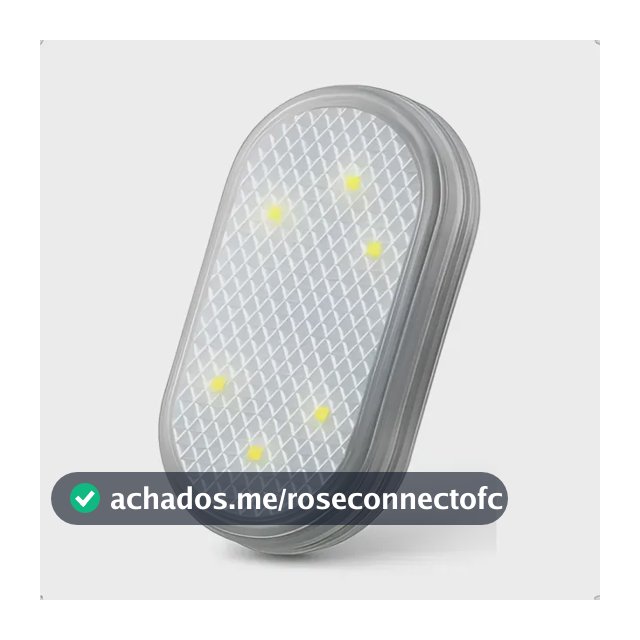 Kit 2 Lâmpada Led Branca Toque Adesivo Velcro Interior Carro