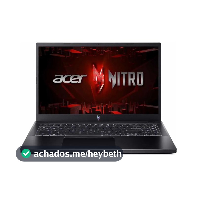 Notebook Gamer Acer Nitro V ANV15-51-57WS Intel® Core™ i5-13420H 13ªGeração 512SSD 8GB Nvidia® GeForce® RTX 3050 GDDR6 Linux Gutta 15,6'