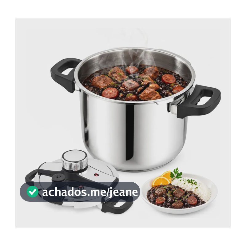 Panela De Pressão Em Aço Inoxidável Com Três Configurações6l 6l