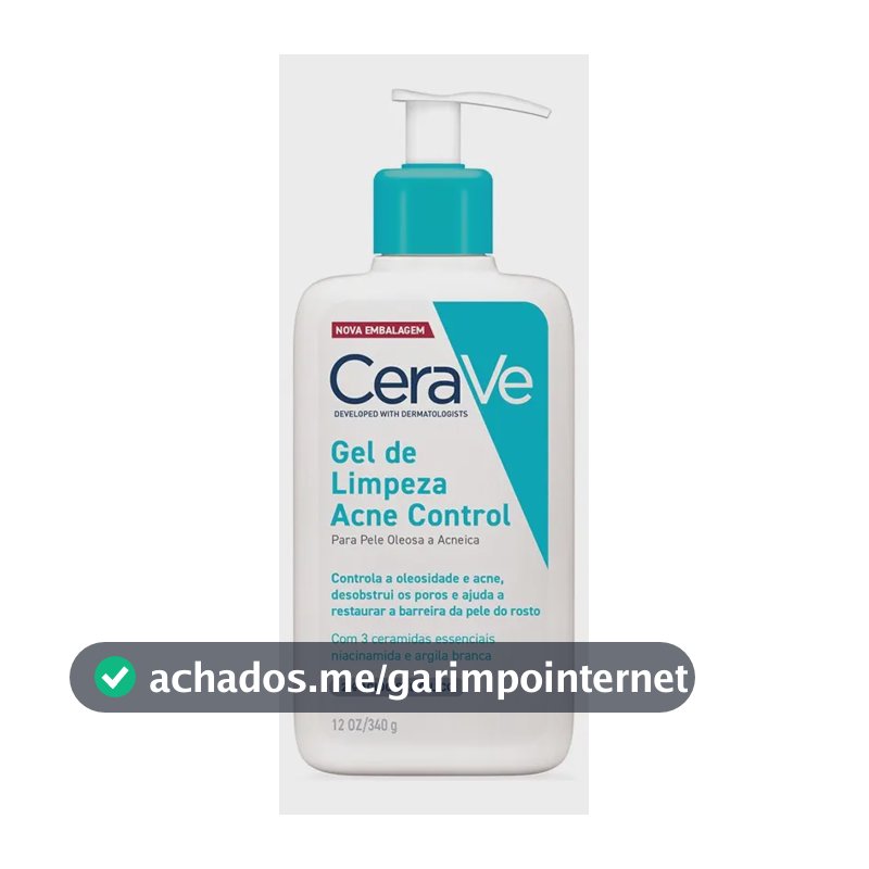 Gel De Limpeza Acne Control Para Pele Oleosa 340g Cerave