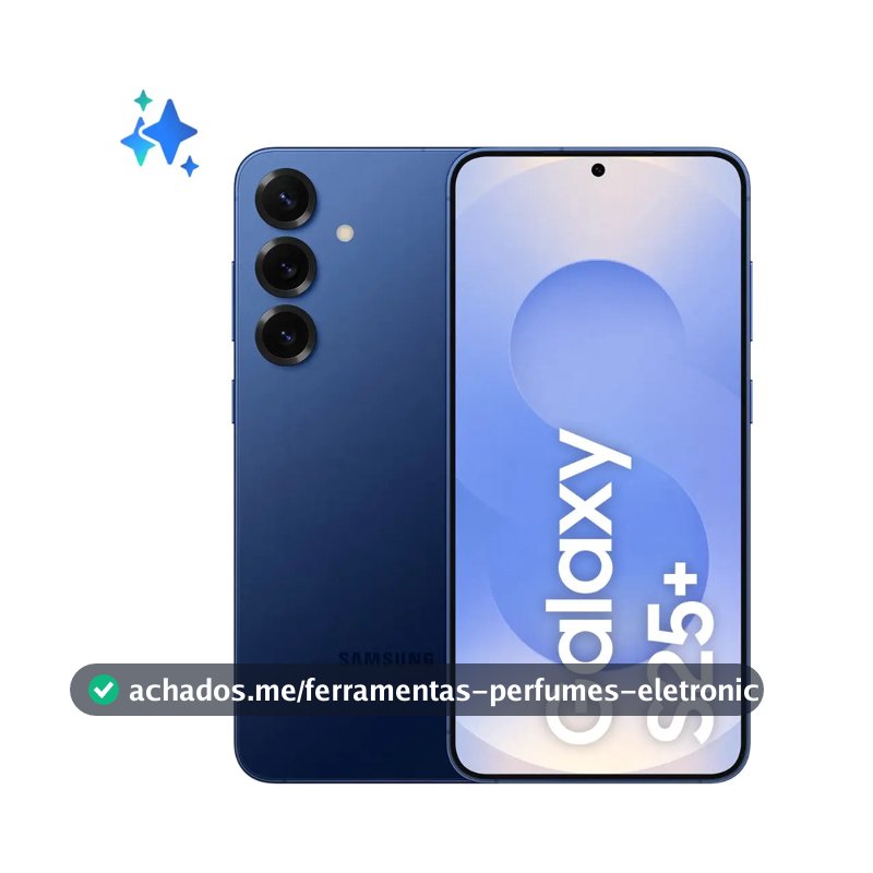 Samsung Galaxy S25+ 5g, 256gb, 12gb, Câmera Tripla - Azul marinho