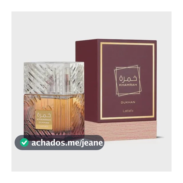 Perfume Lattafa Khamrah Dukhan Eau De Parfum 100 Ml