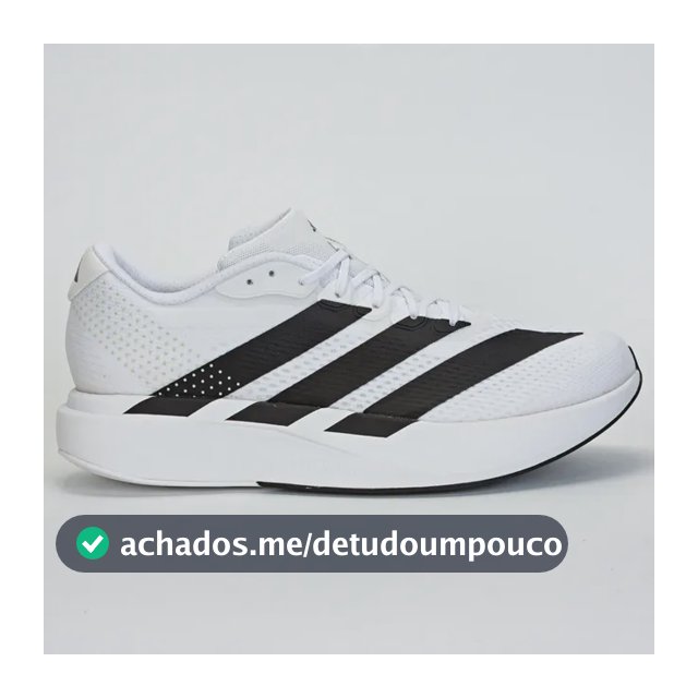 Tênis adidas Adizero Pacer Unissex Corrida Branco/preto 39