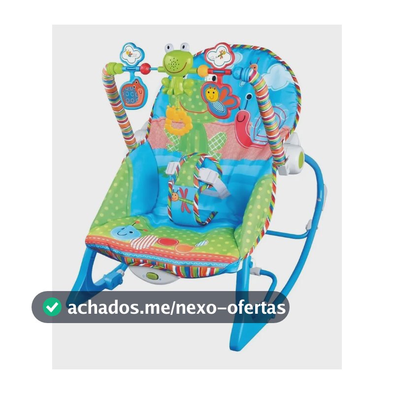 Cadeira De Descanso Vibratória Musical Maxi Baby Azul Azul