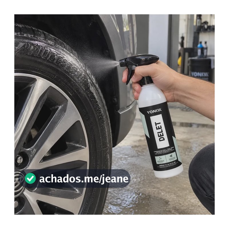 Limpador de Pneus e Borrachas Delet Vonixx 500ml
