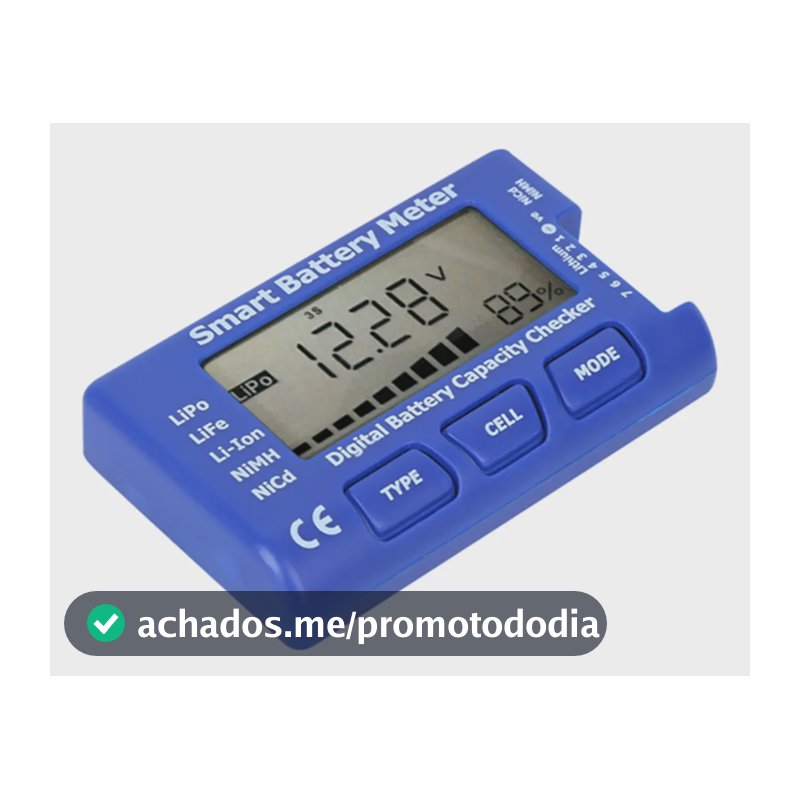 Capacidade Inteligente 5 Em 1 Do Medidor De Bateria Digital