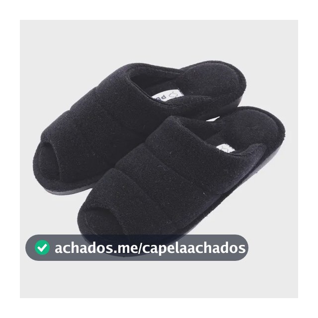 Pantufa Feminina Ortopédica Atoalhada Antiderrapante Puff