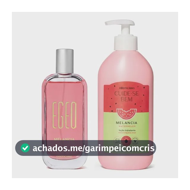 Combo Egeo Melancia: Colônia 90ml + Loção 400ml